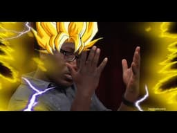 Goku when He hit his first kamehameha