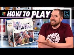 How to Play In the FOOTSTEPS of MARIE CURIE | Board Game Tutorial