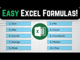 Top 10 Beginner Excel Formulas