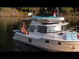 Summer Living onboard our Ranger Tug R25 - Relocating and Hooking Up House Batteries - Ep 58