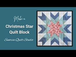 How to Make a Christmas Star Block