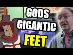 Gods Giant Foot Print Discovered By Even Bigger MORON (Mudfossil University)