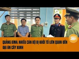 Hàng loạt cán bộ lãnh đạo liên quan đại án cây xanh tại Quảng Bình bị bắt | Toàn cảnh 24h