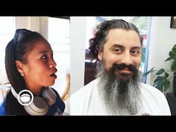 Man Shocks Wife With Haircut and Beard Transformation