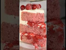 Epic Cranberry Cake #baking #vegan #cake #shorts