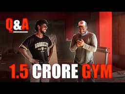 Answering Questions from Instagram about my ₹ 1.5 Crore Gym Setup - Opening Shortly