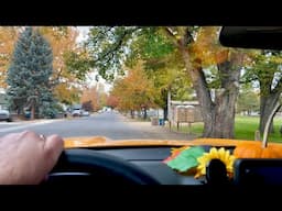 ASMR Fall~Autumn  Drive (No talking only) Fall foliage in Susanville, CA!