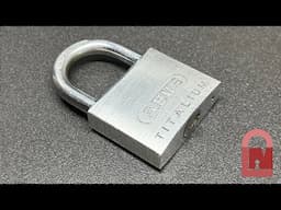 ABUS 64Ti/50 Titalium Padlock Picked