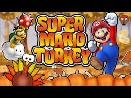 Mario Turkey Grab | Super Mario Run and Freeze | Mario Autumn Kids Game | PhonicsMan Fitness