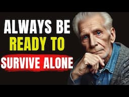 People Suddenly Change - Be ready to Survive Alone | Stoicism #stoicism