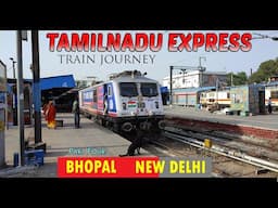 BHOPAL to NEW DELHI: TAMILNADU SF Exp Journey | PART 4, High Speed run, overtakes, crossings & more.