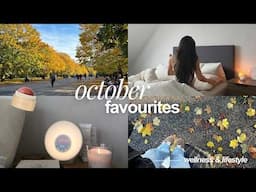 OCTOBER MONTHLY FAVOURITES 🌙 | wellness & lifestyle essentials