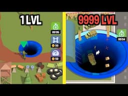 MAX LEVEL in Hole Hungry IO: Eat & Evolve Game