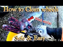 How to clean rims easier & safe(wheel woolies )