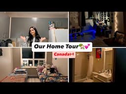 Our Home Tour 🏡🇨🇦-Friends ky sath apartment liya💕-🇵🇰✈️🇨🇦-Our Cozy apartment Tour💕