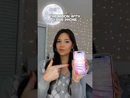 How to capture the moon with your phone only #shorts