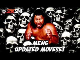 WWE 2K24 Meng Updated Moveset + Superstar Settings