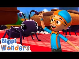 Blippi’s Big Ant Adventure | Blippi Wonders | Kids Cartoons | Party Playtime!