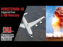 Why the test firing of Minuteman-III ICBM from E-6B Mercury is a potent capability demonstration?