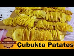 Çubukta Patates Tarifi | Çubukta Cips Yapımı | Leziz Yemek Tarifleri