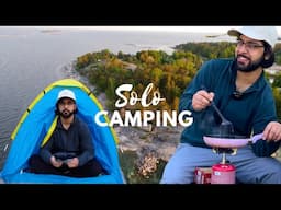 SOLO OVERNIGHT CAMPING ON AN ISLAND | HELSINKI