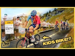 Can You Climb the HIGHEST MOUNTAIN on a KIDS BIKE? | TOUR DE FRANCE 2024 #4