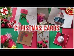 DIY Christmas Cards❄🎄 | Handmade Christmas Cards Ideas | #chritsmas #diycards