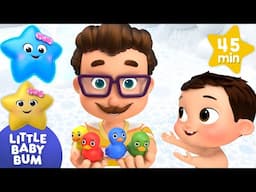 Bath Time Rubber Ducks | Little Baby Bum | 🚌Wheels on the BUS Songs! | 🚌Nursery Rhymes for Kids