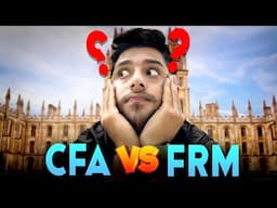 CFA vs FRM (6 Point comparison, Jobs, Salaries, Difficulty)