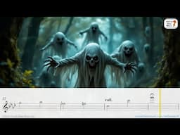 Halloween Night for violin and piano - Advanced Version - Sheet Music Play-Along