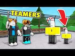 Beating Teamers in MM2 with Baby ME(Roblox Movie)