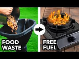 Convert Food Waste Into FREE Cooking Fuel