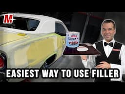 The Most Effective Way to Use Bondo Body Filler with Way Less Sanding | Melomotive