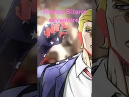 A funny video about how President Trump dodged the bullet in Jojo style...