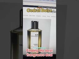 Finding the best fragrance deal for Cedrat Boise by Mancera as of 11/26/2024 #fragrance