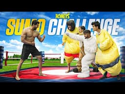 SUMO CHALLENGE vs PRO WRESTLER