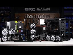 「BRO」4K Water Cooled PC Build HYTE Y70 Touch Infinite Black With AMD 9950X. #pcbuild #y70  #9950x