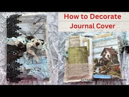 HOW TO DECORATE JOURNAL COVER & HUGE SURPRISE!!