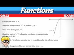 Functions Grade 12 Exam Questions