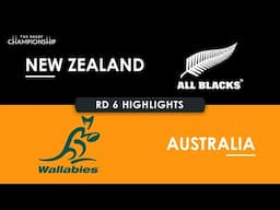 HIGHLIGHTS | NEW ZEALAND v AUSTRALIA | The Rugby Championship 2024