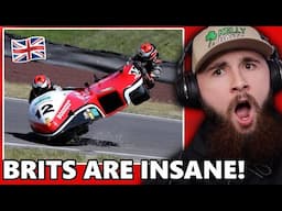 American Reacts to Isle of Man TT Sidecar Racing for the First Time!! *UNBELIEVABLE*