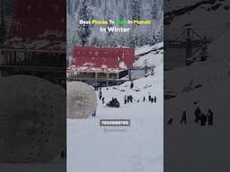 Kahan kren Manali me Snowfall enjoy #snowfall #update #manali #shortsviral