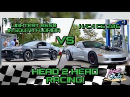 LIGHTWEIGHT MUSTANG VS HCI CORVETTE C6 Z06 | ROLL RACE | 50-150