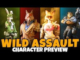 Wild Assault Character Preview (All Valiants, Full Customization, All Options, Skills, More!)