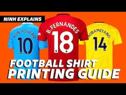 ⚽ Football Shirt Printing Guide - How to Customize & Print Soccer Jerseys