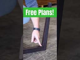 You asked for plans... Plans for a modern three-legged table base #woodworking #woodworkingplans