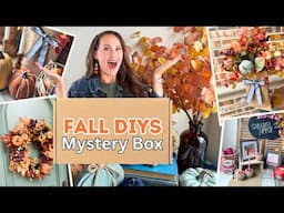 Cozy FALL Decor & DIY Ideas! Mystery Box Challenge