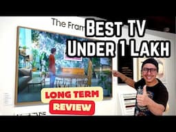 Is this the Best 4K TV under 1 Lakh ⚡ Samsung Frame QLED TV Review After 1 Year