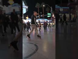 Rolling on Fremont🔥 #vegas #skate