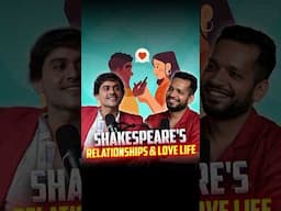 Shakespeare's Relationships & Love Life #shorts